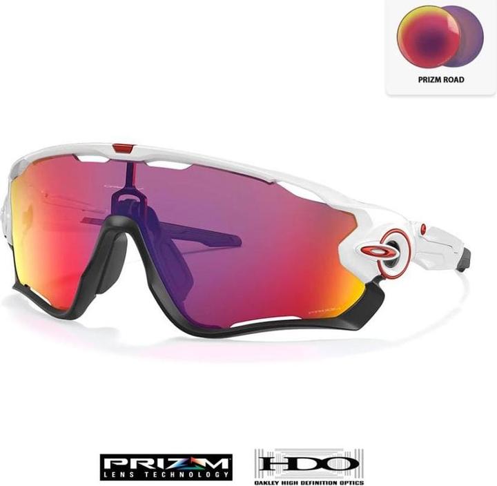 Immagine prodotto Oakley Jawbreaker (Bianco Lucido, Strada premiata)