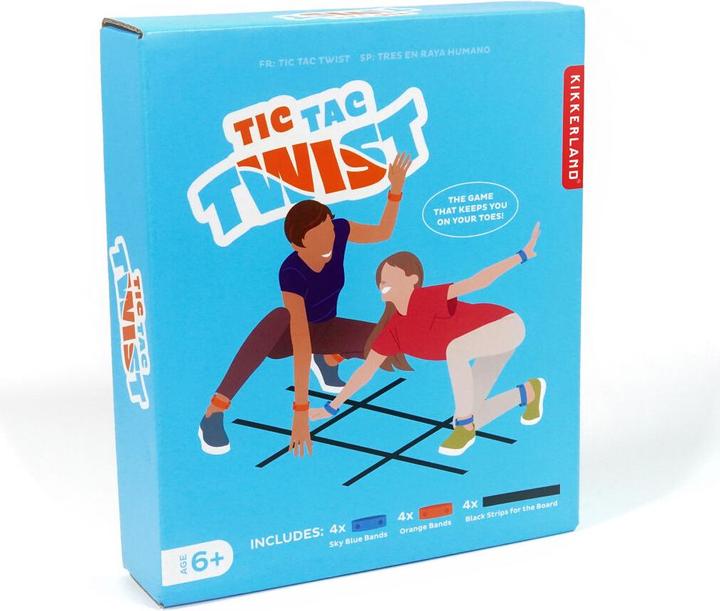 Kikkerland Tic Tac Twist (Italian, Icelandic, French, German, Portuguese, English, Spanish)