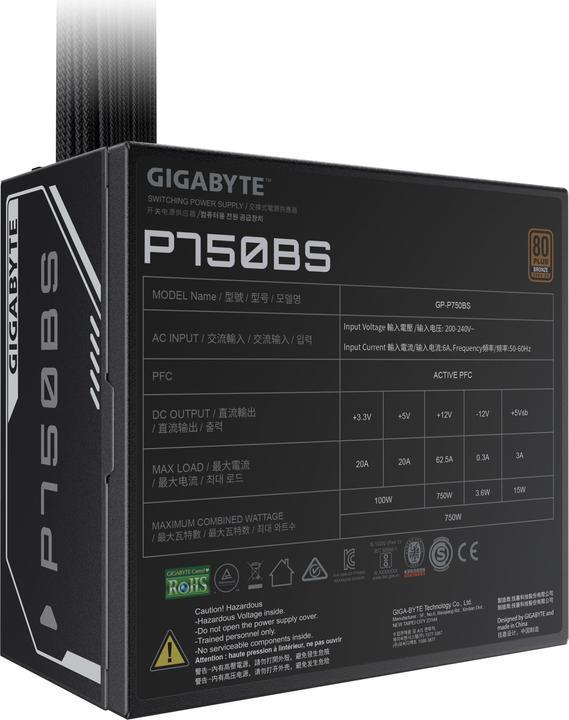 Produktbild Gigabyte Netzteil P750BS 750Watt (750 W)