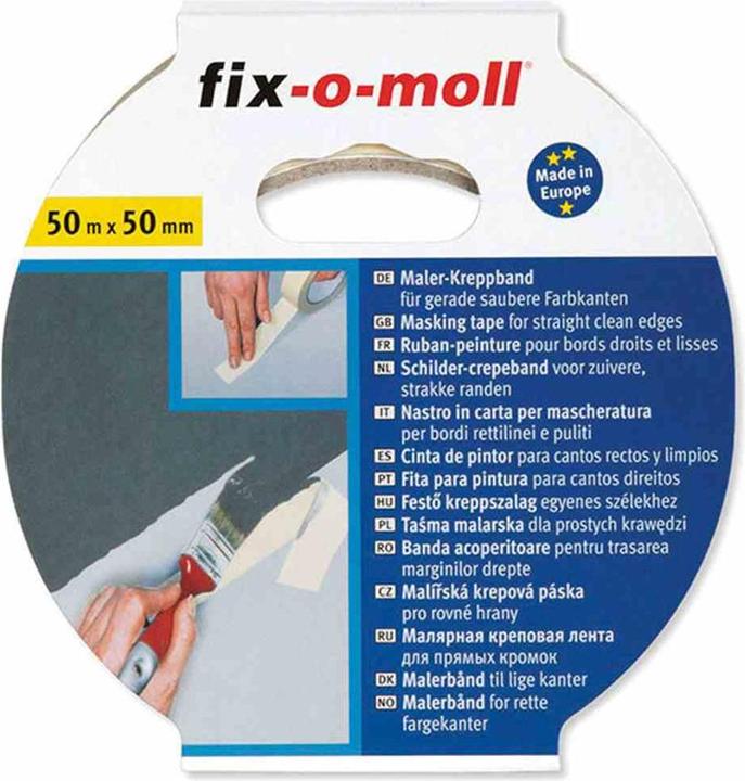 Produktbild Fix-o-moll Flach-Kreppband 50m 50mm (109 mm)