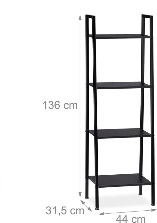 Produktbild Relaxdays Standregal (44 x 31.5 x 136 cm)