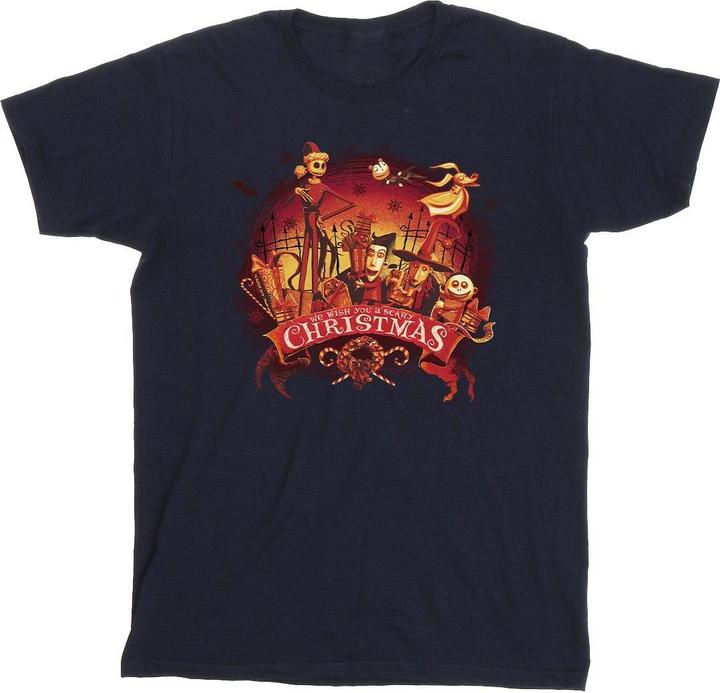 Immagine prodotto Disney The Nightmare Before Christmas Scary Christmas Maglietta Uomo (S)