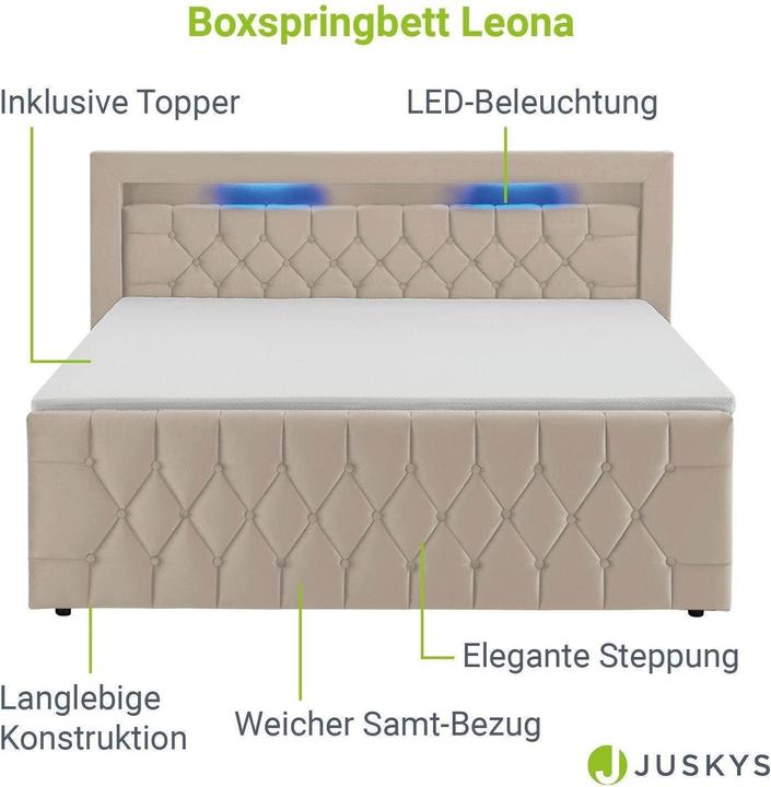 Actual product image Juskys Leona (200 x 180 cm)