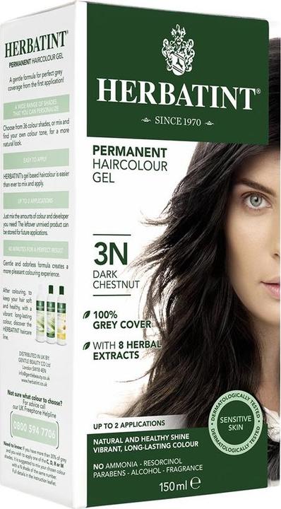 Herbatint Haarfärbegel 3N Dunkles Kastanienbraun Gel (3N Dunkles Kastanienbraun)