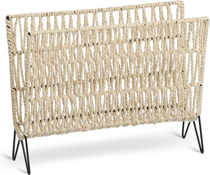 HTI-Living Newspaper rack iron/paper (38 x 15 x 30 cm)