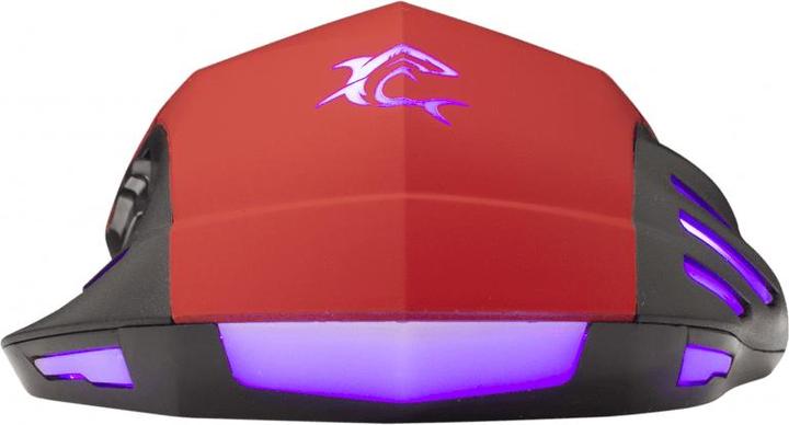 Produktbild White Shark Gaming mouse Hannibal 2, with backlight, 6 buttons, Red (Kabelgebunden)