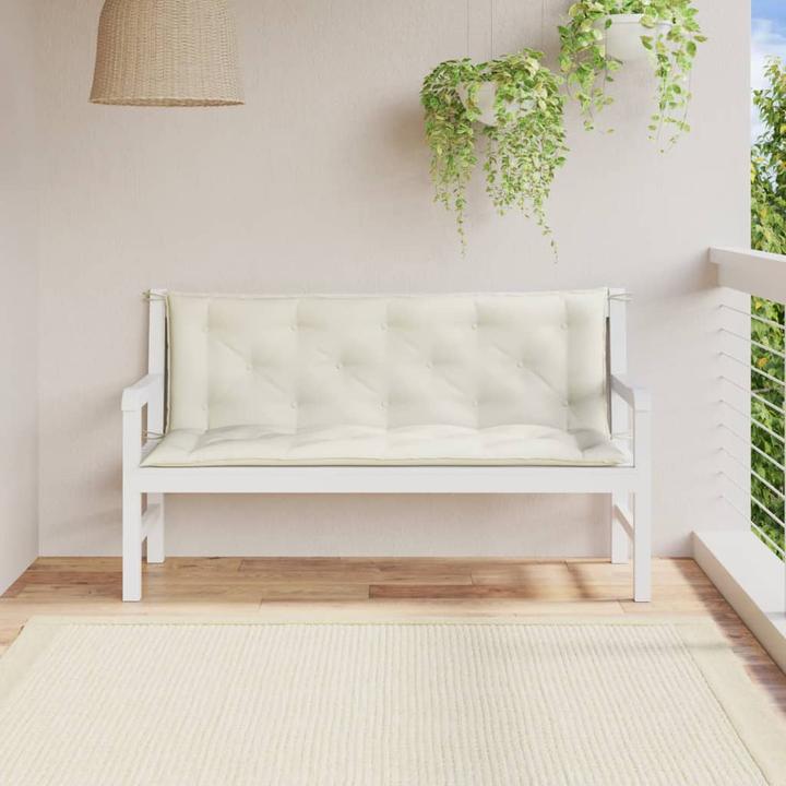 Image du produit VidaXL Coussins de banc de jardin 2 pcs. tissu (150 x 50 x 7 cm)