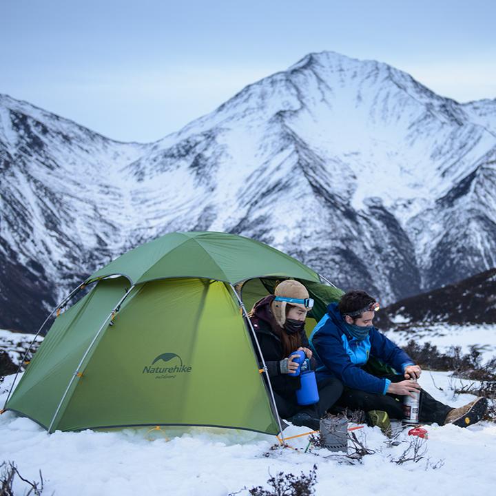 Actual product image Naturehike Cloud Peak 2 20d T-Zip tent nh17k240-y-green (2.50 kg, 2 persons)