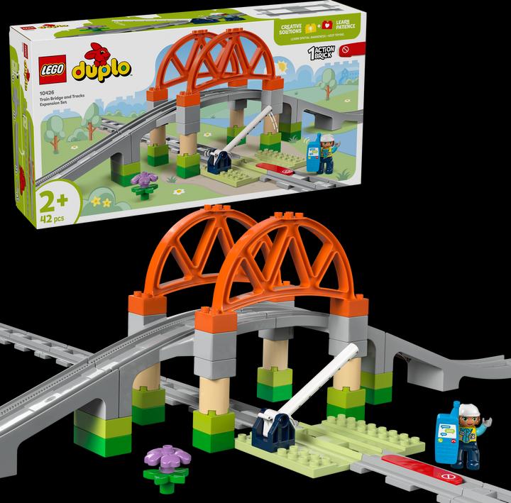 Actual product image LEGO Railway bridge and rails - extension set (10426)