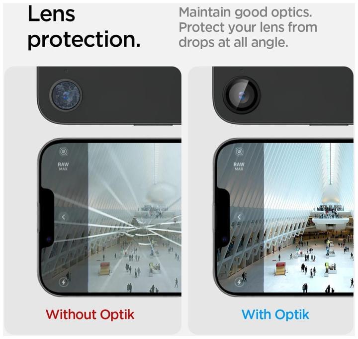 Immagine prodotto Spigen Optik Pro EZ Fit (2 Pezzo/i, Apple iPhone 16e)