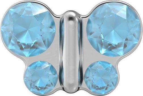 Image du produit Studex Sensitive Boucles d'oreilles papillon aigue-marine (Acier inoxydable)