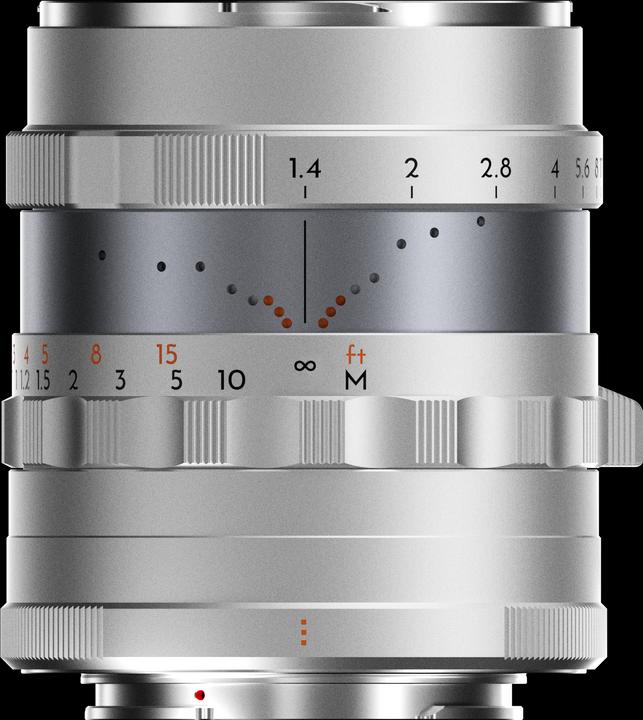 Actual product image Thypoch Full-frame Photography Lens Simera 28mm f1.4 for Fujifilm X Mount - Silver (Fujifilm X)