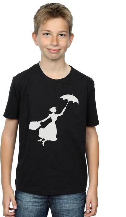 Actual product image Disney Boys Mary Poppins Flying Silhouette T-Shirt (140, 146)