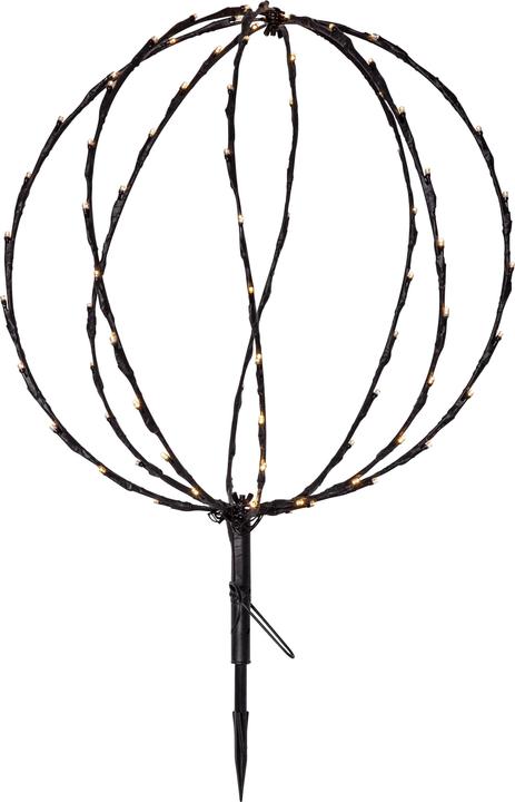 Image du produit Star Trading Lumière de jardin Decoration Sphere, 88 LED, Ø 40 cm, noir (IP44)