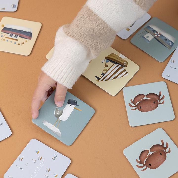 Produktbild Little Dutch Memo Sailors Bay Card Game Matching