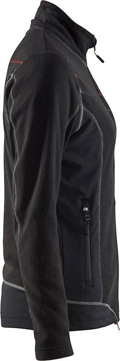 Produktbild Blakläder Damen Microfleece Jacke Modell 4924.1010 schwarz/rot (XS)