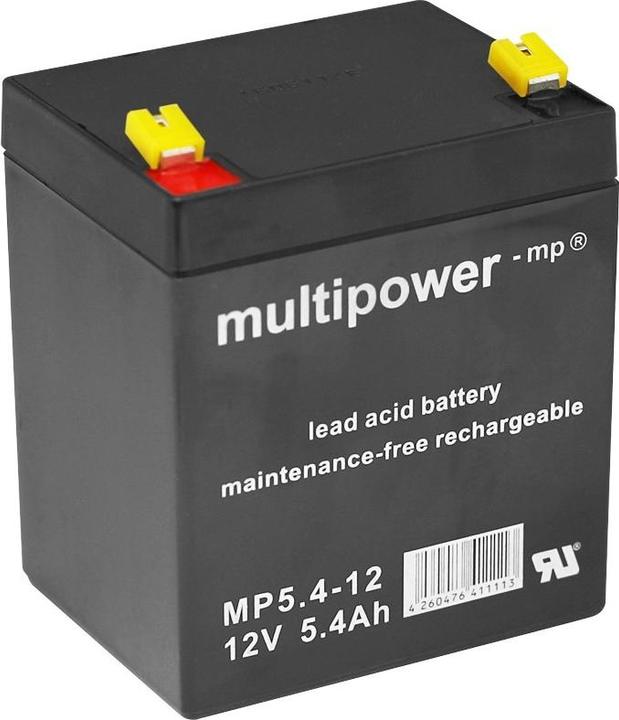 Produktbild Multipower MP5.4-12 5.4Ah AGM-Batterie (12 V, 5.40 Ah)