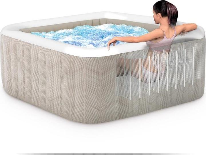Produktbild Intex Chevron Deluxe Square Bubble Spa Set (4 Pers.)