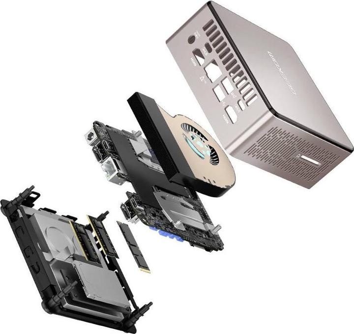 Immagine prodotto Geekom Mini PC A 5 () AMD Ryzen 7 5800U 32 GB RAM 512 GB SSD AMD Radeon Gra (AMD Ryzen 7 5825U, 32 GB, 512 GB, Radeon RX Vega 8)