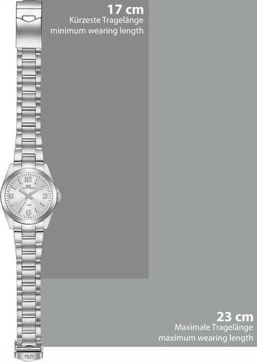 Produktbild Damen Quarzuhr Majestia Edelstahl Silber - 32444 (Analoguhr, 37.50 mm)