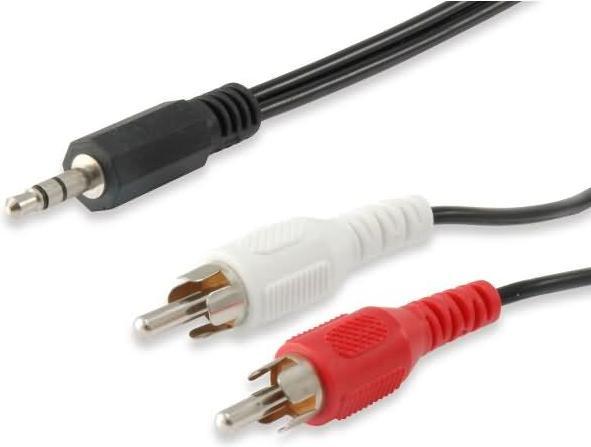 Produktbild equip 3.5mm – 2x RCA (2 m, Cinch, 3.5mm Klinke (AUX))