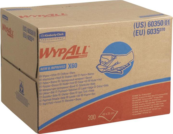 Actual product image Wypall Wiping cloths X60 1-ply 42.6x31.7cm Bragbox white (1 pcs.)