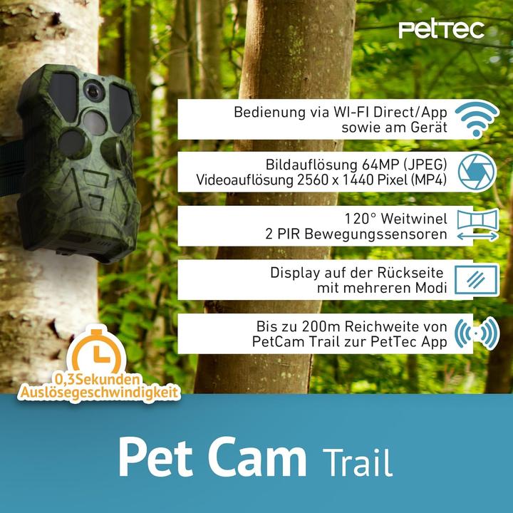 Image du produit PetTec Wildtierkamera mit Nachtsicht & Bewegungsmelder