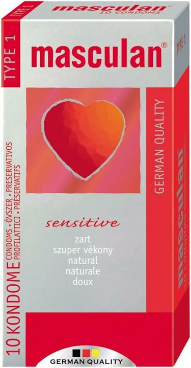 Immagine prodotto Masculan Tipo 1" (sensibile) 10 preservativi rosa delicato per momenti sensuali (10 pz.)