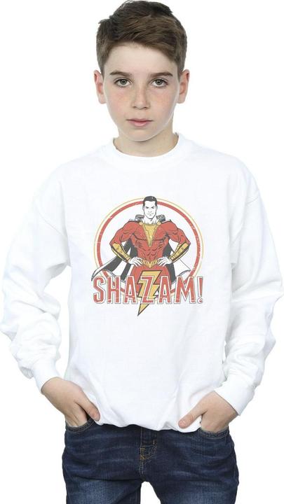 Produktbild Shazam Retro Circle Distressed Sweatshirt Jungen (128)