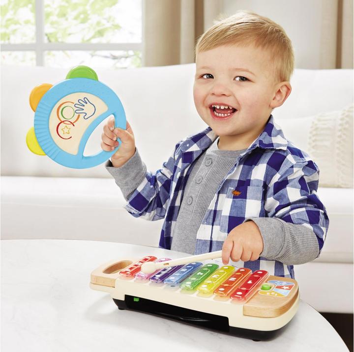 Produktbild VTech Xylo-Tambourin lumi magique (jouet bois FSC ®) (Französisch)