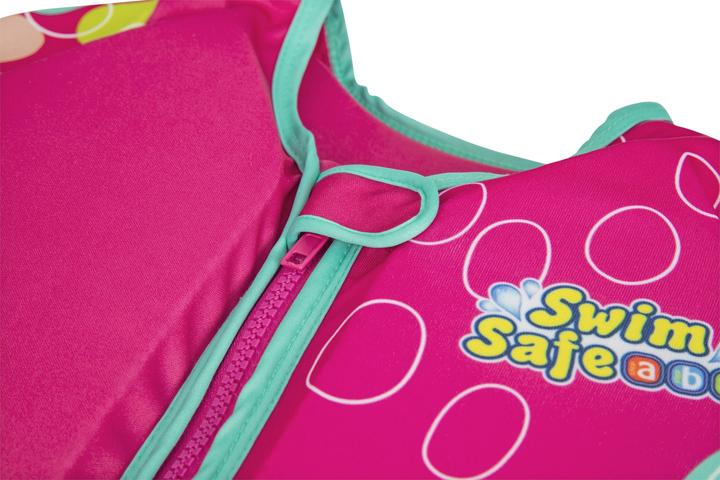 Actual product image Bestway Swim Safe ABC Svømme Traeningsvest UPF 50+ w/aermer, Skum 11-30 kg Grøn (One size, 11 - 30 kg)
