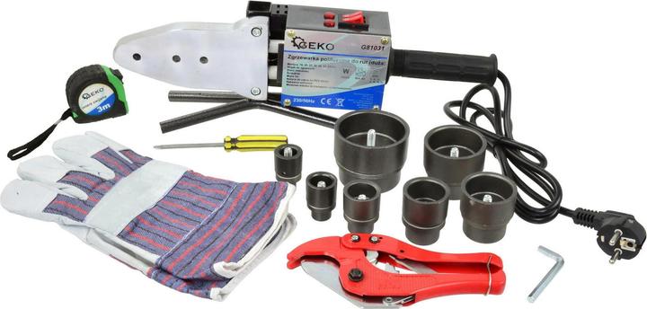 Produktbild GEKO Polyfusion-Kunststoffrohrschweissgerät, 1500 W, 16-63 mm