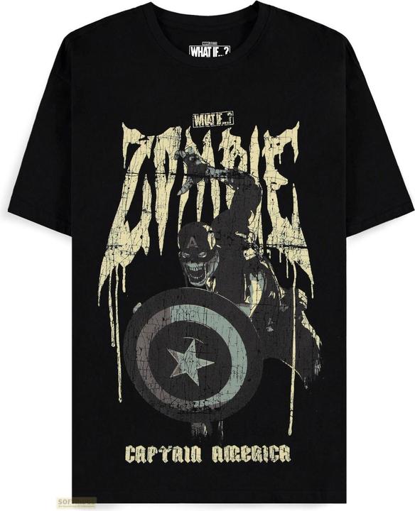 Image du produit Difuzed Captain America - T-shirt à manches courtes Zombified Men - M (M)