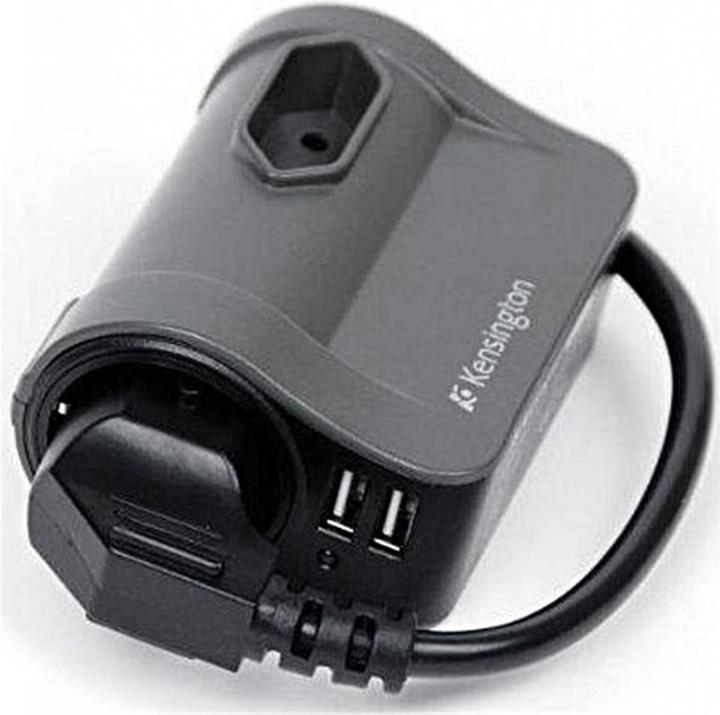 Image du produit Kensington Travel Portable Outlet (x3) avec port USB (x2)