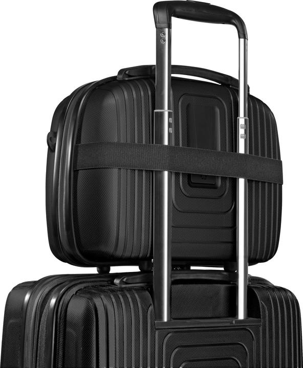Produktbild Redolz Essentials 14 4-Rollen Kofferset + Beautycase 4 tlg. mit Dehnfalte (264 l, XL (ab 115l))