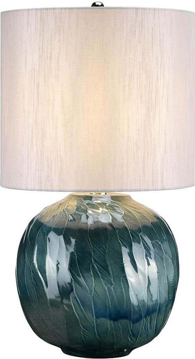 Actual product image Elstead Lighting Blue Globe table lamp E27 blue light grey, Made in UK (E27)