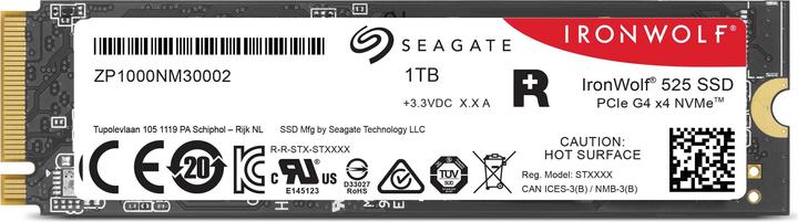 Image du produit Seagate IronWolf 525 (1000 Go, M.2 2280)