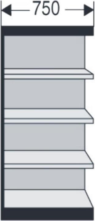 Produktbild kaiserkraft Büro-Regalsystem, mit Rückwand