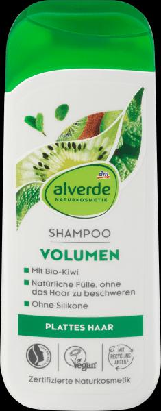 Actual product image dm alverde Volume organic kiwi organic apple mint (200 ml, Liquid shampoo)