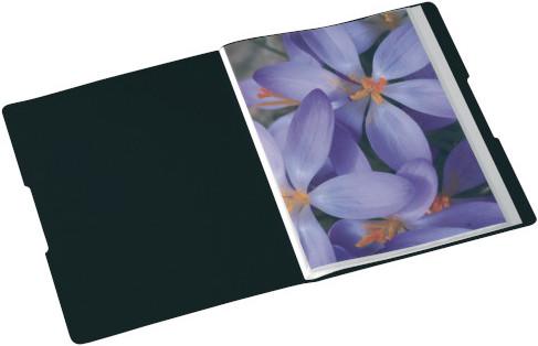 Actual product image Herlitz Easy orga to go, A4, 20 sleeves, black opaque, made of PP film, with 20 crystal-clear sleeves, docu (A4, 1 x)