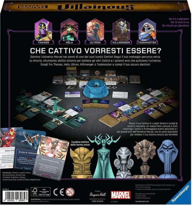 Produktbild Ravensburger Marvel Villainous I (Italienisch)