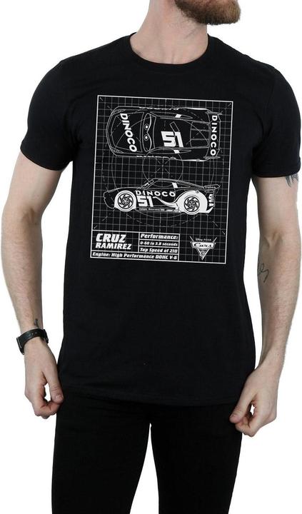Produktbild Disney Cars Cruz Ramirez Blueprint TShirt (XL)