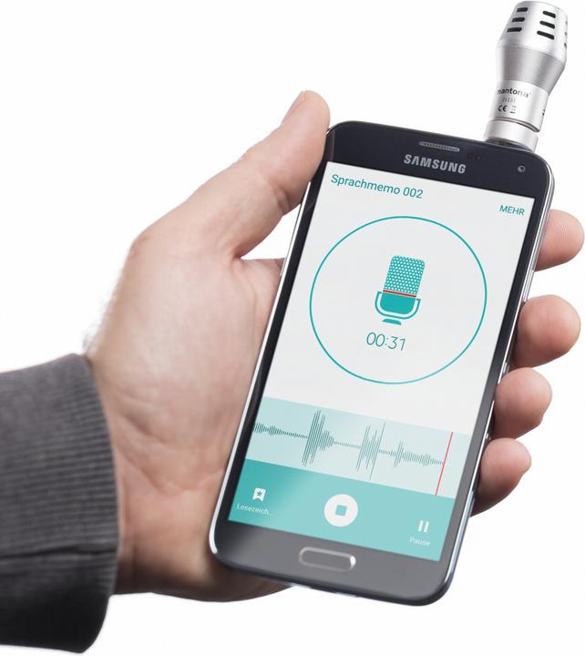 Actual product image mantona Microphone for smartphone