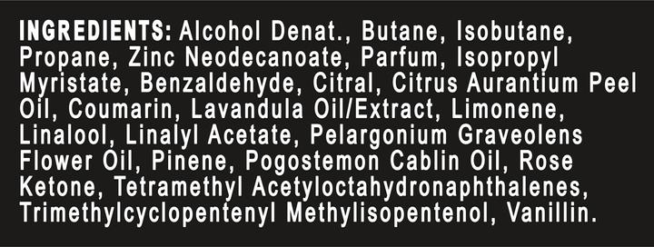 Nährwerte und Zutaten AXE Deo Spray Premium Peach Infusion 150 ml (Spray, 150 ml)