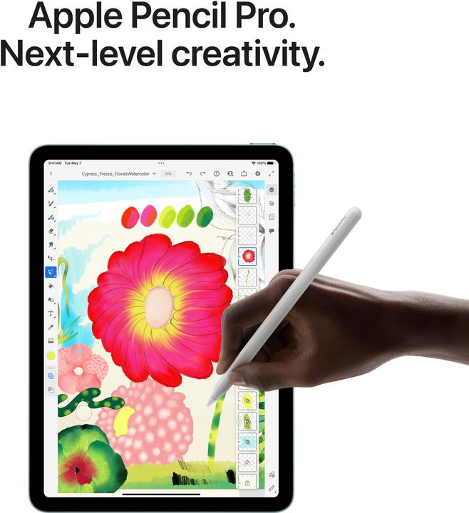 Produktbild Apple iPad Air 11 2024 (M2) (nur WLAN, 11", 256 GB, Blue)