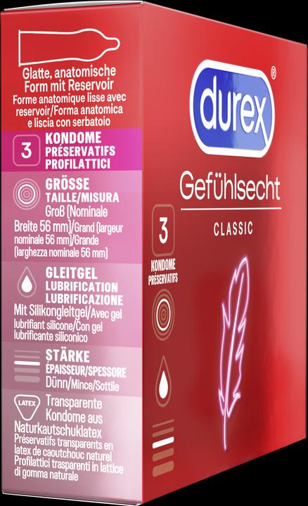 Actual product image Durex Gefühlsecht Classic (3 pcs.)