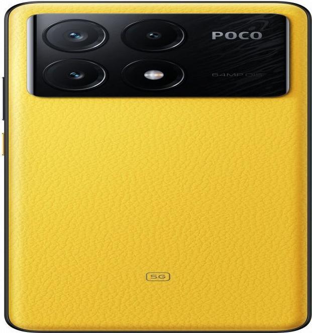 Immagine prodotto Xiaomi Poco X6 Pro (512 GB, Giallo, 6.67", Doppia SIM, 64 Mpx, 5G)