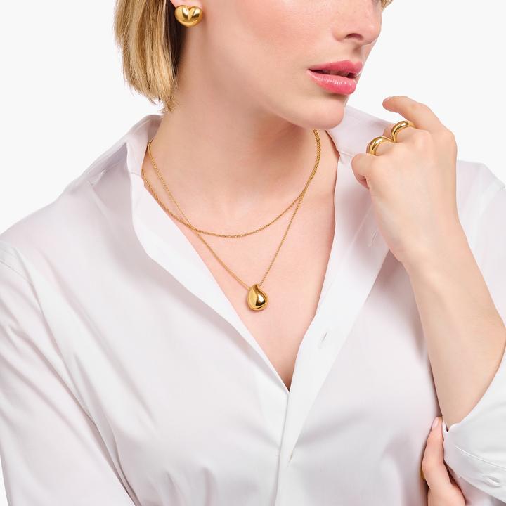 Immagine prodotto Thomas Sabo Catena di Singapore lunga (Doratura in oro giallo 750, Argento 925, 40 - 45 cm)