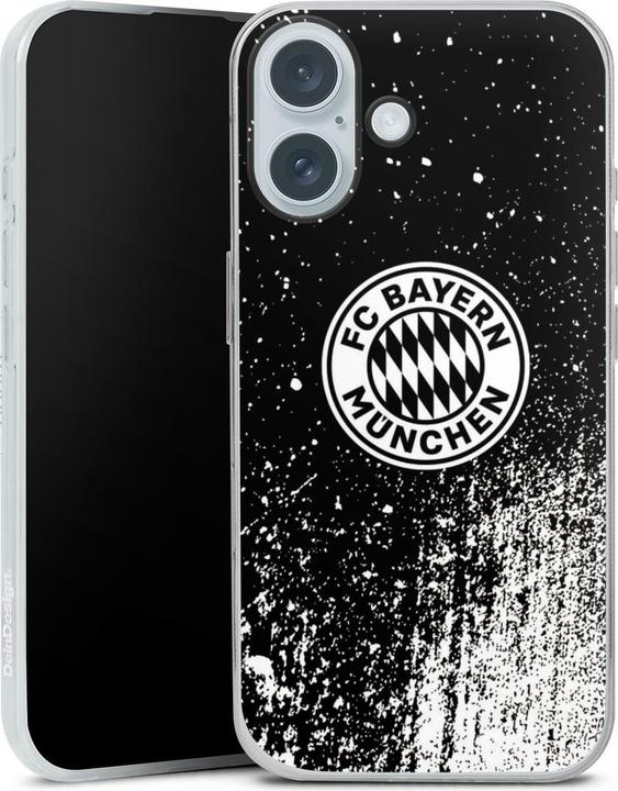 Actual product image DeinDesign Slim Case für Apple iPhone 16 Plus Silikon Hülle Ultra Dünn Handyhülle FC Bayern München FCB (Apple iPhone 16 Plus)