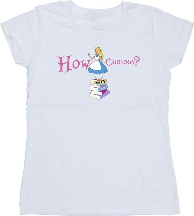 Image du produit Disney - T-shirt ALICE IN WONDERLAND HOW CURIOUS - Femme (M)